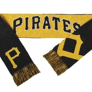 Forever Collectibles Black and Gold Pirates Scarf